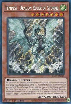 Tempest, Dragon Ruler of Storms (V.3 - Secret Rare)⁣ - Quarter Century Bonanza⁣ (Secret Rare)⁣ [011]