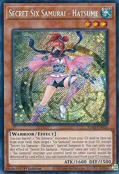 Secret Six Samurai - Hatsume (V.3 - Secret Rare)⁣ - Quarter Century Bonanza⁣ (Secret Rare)⁣ [016]