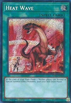 Heat Wave (V.3 - Secret Rare)⁣ - Quarter Century Bonanza⁣ (Secret Rare)⁣ [058]