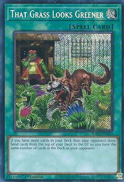 That Grass Looks Greener (V.3 - Secret Rare)⁣ - Quarter Century Bonanza⁣ (Secret Rare)⁣ [063]