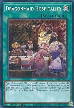 Dragonmaid Hospitality (V.3 - Secret Rare)⁣ - Quarter Century Bonanza⁣ (Secret Rare)⁣ [068]