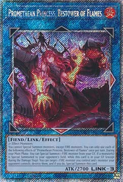Promethean Princess, Bestower of Flames (V.4 - Platinum Secret Rare) - Quarter Century Bonanza (Platinum Secret Rare) [RA03-050]