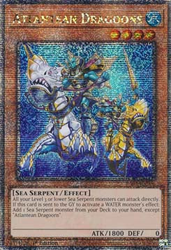 Atlantean Dragoons (V.5 - Quarter Century Secret Rare)⁣ - Quarter Century Bonanza⁣ (Quarter Century Secret Rare)⁣ [006]