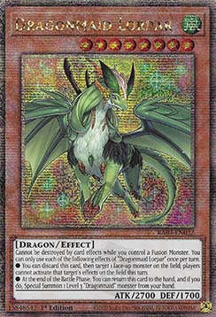 Dragonmaid Lorpar (V.5 - Quarter Century Secret Rare)⁣ - Quarter Century Bonanza⁣ (Quarter Century Secret Rare)⁣ [022]