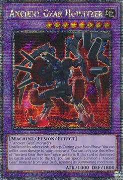 Ancient Gear Howitzer (V.5 - Quarter Century Secret Rare)⁣ - Quarter Century Bonanza⁣ (Quarter Century Secret Rare)⁣ [035]