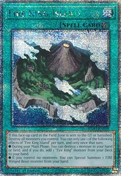 Fire King Island (V.5 - Quarter Century Secret Rare) - Quarter Century Bonanza (Quarter Century Secret Rare) [RA03-059]