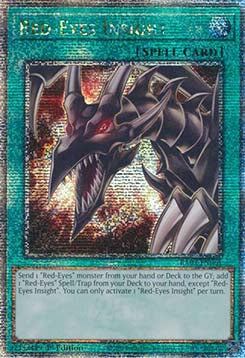 Red-Eyes Insight (V.5 - Quarter Century Secret Rare) - Quarter Century Bonanza (Quarter Century Secret Rare) [RA03-061]