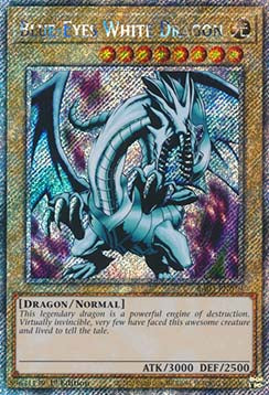 Blue-Eyes White Dragon (V.1 - Platinum Secret Rare)⁣ - Quarter Century Bonanza⁣ (Platinum Secret Rare)⁣ [079]