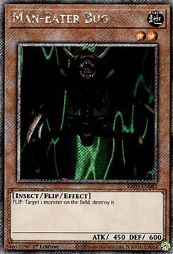 Man-Eater Bug (V.1 - Platinum Secret Rare) - Quarter Century Bonanza (Platinum Secret Rare) [RA03-082]