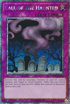 Call of the Haunted (V.1 - Platinum Secret Rare)⁣ - Quarter Century Bonanza⁣ (Platinum Secret Rare)⁣ [108]