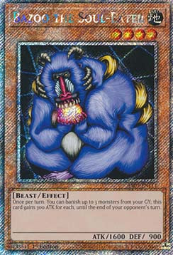 Bazoo the Soul-Eater (V.1 - Platinum Secret Rare)⁣ - Quarter Century Bonanza⁣ (Platinum Secret Rare)⁣ [111]