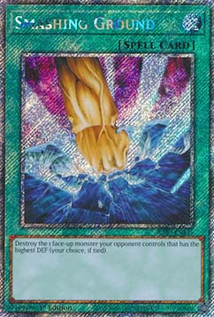 Smashing Ground (V.1 - Platinum Secret Rare)⁣ - Quarter Century Bonanza⁣ (Platinum Secret Rare)⁣ [135]