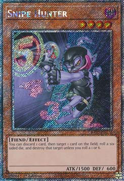 Snipe Hunter (V.1 - Platinum Secret Rare)⁣ - Quarter Century Bonanza⁣ (Platinum Secret Rare)⁣ [170]
