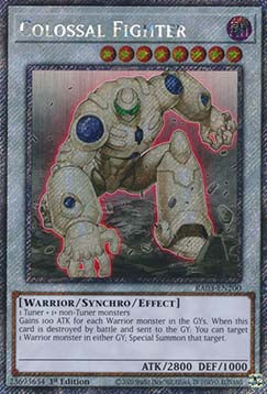 Colossal Fighter (V.1 - Platinum Secret Rare)⁣ - Quarter Century Bonanza⁣ (Platinum Secret Rare)⁣ [200]