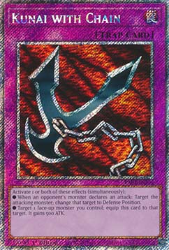 Kunai with Chain (V.1 - Platinum Secret Rare)⁣ - Quarter Century Bonanza⁣ (Platinum Secret Rare)⁣ [204]