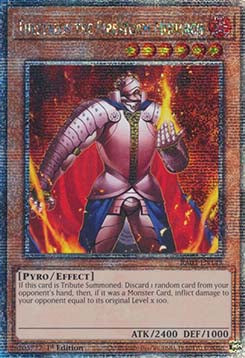 Thestalos the Firestorm Monarch (V.2 - Quarter Century Secret Rare)⁣ - Quarter Century Bonanza⁣ (Quarter Century Secret Rare)⁣ [143]