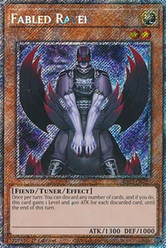 Fabled Raven (V.1 - Platinum Secret Rare)⁣ - Quarter Century Bonanza⁣ (Platinum Secret Rare)⁣ [239]