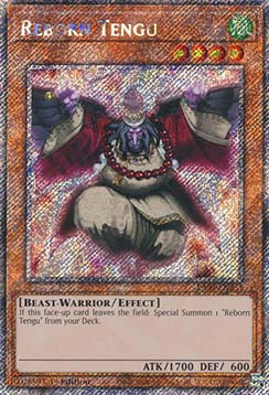 Reborn Tengu (V.1 - Platinum Secret Rare)⁣ - Quarter Century Bonanza⁣ (Platinum Secret Rare)⁣ [251]