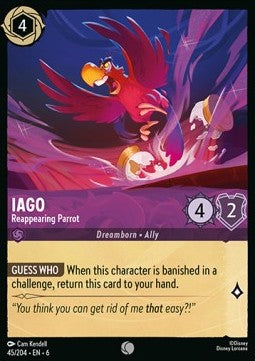 Iago - Reappearing Parrot