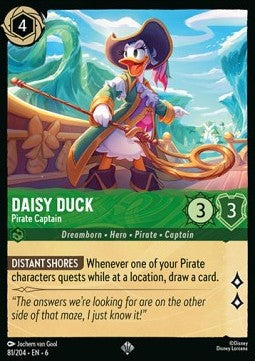 Daisy Duck - Pirate Captain (V.1)