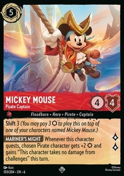 Mickey Mouse - Pirate Captain