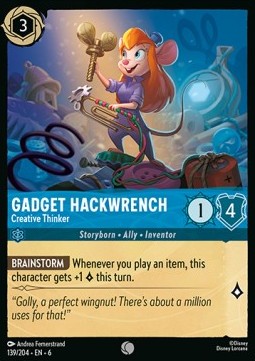 Gadget Hackwrench - Creative Thinker