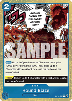 Hound Blaze (OP05-057) (V.3)