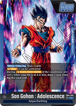 Son Gohan : Adolescence // Son Gohan : Adolescence (FB04-026) [Fusion World] (V.1 - Leader)