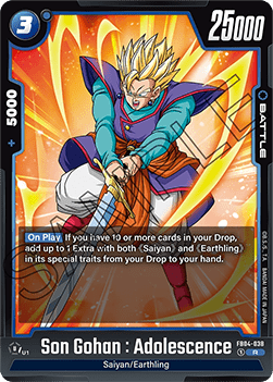 Son Gohan : Adolescence (FB04-038) [Fusion World]