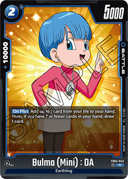 Bulma (Mini) : DA (FB04-043) [Fusion World] (V.1 - Rare)