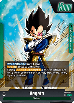 Vegeta // Vegeta (FB04-051) [Fusion World] (V.1 - Leader)
