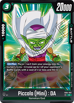 Piccolo (Mini) : DA (FB04-067) [Fusion World] (V.1 - Rare)