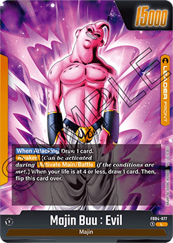 Majin Buu : Evil // Majin Buu : Evil (FB04-077) [Fusion World] (V.1 - Leader)
