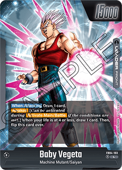 Baby Vegeta // Super Baby 2 (FB04-103) [Fusion World] (V.1 - Leader)