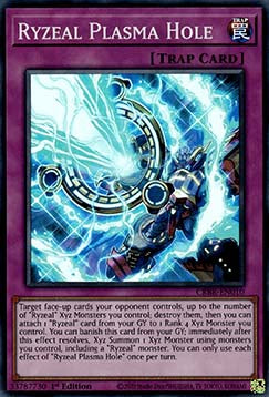 Ryzeal Plasma Hole (V.2 - Super Rare)⁣ - Crossover Breakers⁣ (Super Rare)⁣ [010]