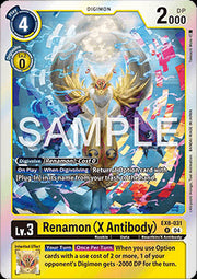 Renamon (X Antibody) (EX8-031) (V.1)⁣ - Chain of Liberation⁣ (Rare)⁣ [031]