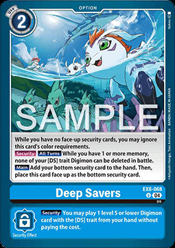 Deep Savers (EX8-068) (V.1)⁣ - Chain of Liberation⁣ (Uncommon)⁣ [068]