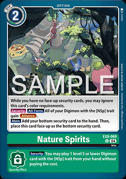 Nature Spirits (EX8-069) (V.1)⁣ - Chain of Liberation⁣ (Uncommon)⁣ [069]