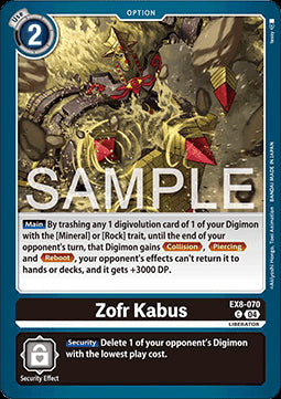 Zofr Kabus (EX8-070) (V.1)⁣ - Chain of Liberation⁣ (Common)⁣ [070]