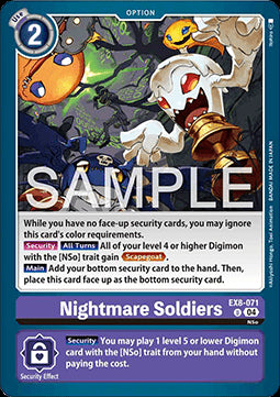 Nightmare Soldiers (EX8-071) (V.1)⁣ - Chain of Liberation⁣ (Uncommon)⁣ [071]