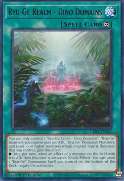 Ryu-Ge Realms - Dino Domains (V.1 - Rare)⁣ - Crossover Breakers⁣ (Rare)⁣ [037]