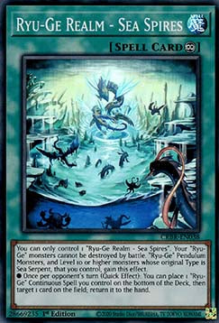 Ryu-Ge Realms - Sea Spires (V.2 - Super Rare)⁣ - Crossover Breakers⁣ (Super Rare)⁣ [038]