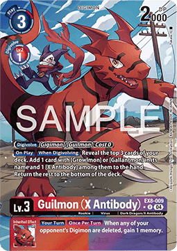 Guilmon (X Antibody) (EX8-009) (V.2)