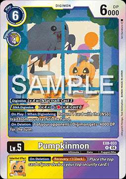 Pumpkinmon (EX8-033)⁣ - Chain of Liberation⁣ (Rare)⁣ [033]