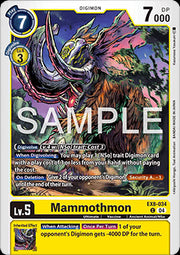 Mammothmon (EX8-034) (V.1)⁣ - Chain of Liberation⁣ (Common)⁣ [034]