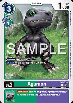 Agumon (EX8-038) (V.1)⁣ - Chain of Liberation⁣ (Common)⁣ [038]