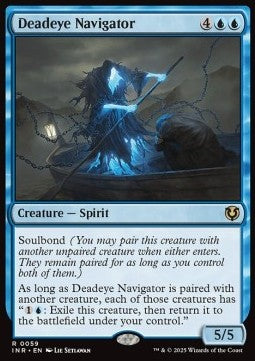 Deadeye Navigator⁣ - Innistrad Remastered⁣ (Rare)⁣ [59]