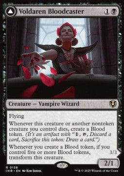 Voldaren Bloodcaster // Bloodbat Summoner⁣ - Innistrad Remastered⁣ (Rare)⁣ [138]
