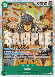 Adio (OP09-023) (V.1) - Emperors in the New World (Super Rare) [OP09-023]