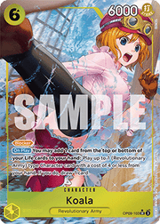 Koala (OP09-103) (V.2) - Emperors in the New World (Alternate Art) [OP09-103]